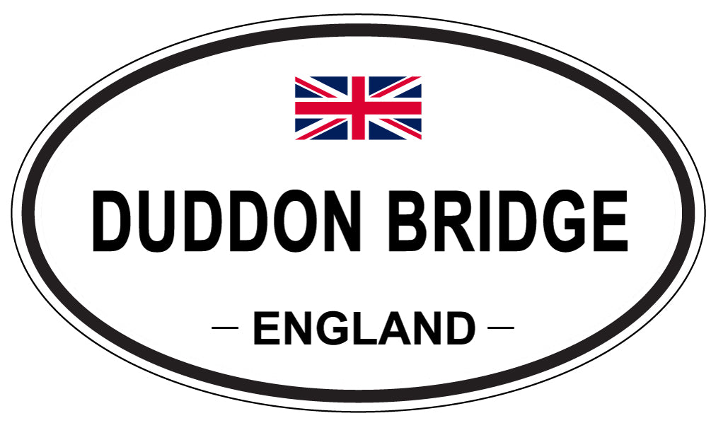DUDDON BRIDGE, England - Oval Magnet