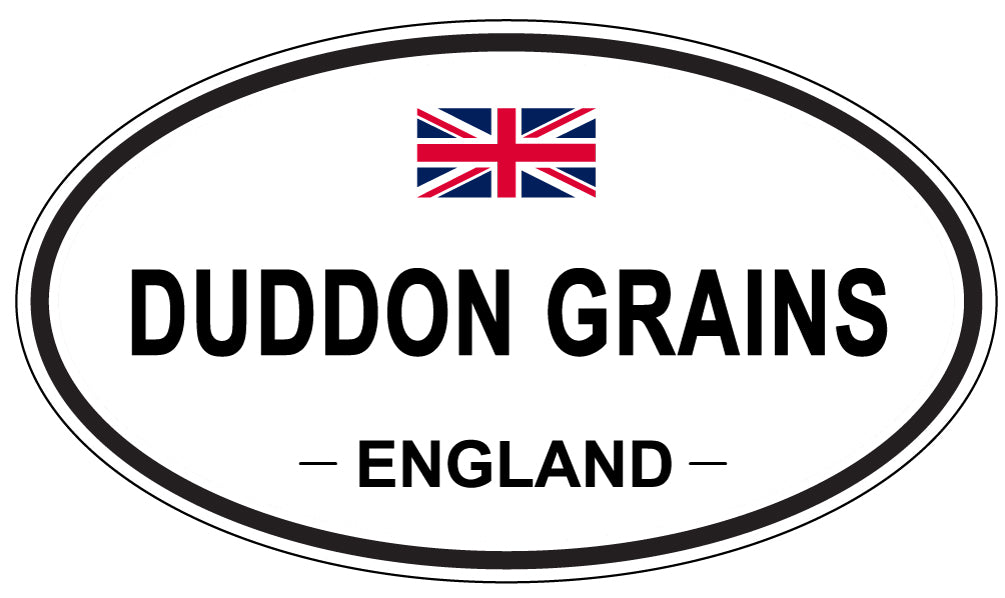 DUDDON GRAINS, England - Oval Magnet