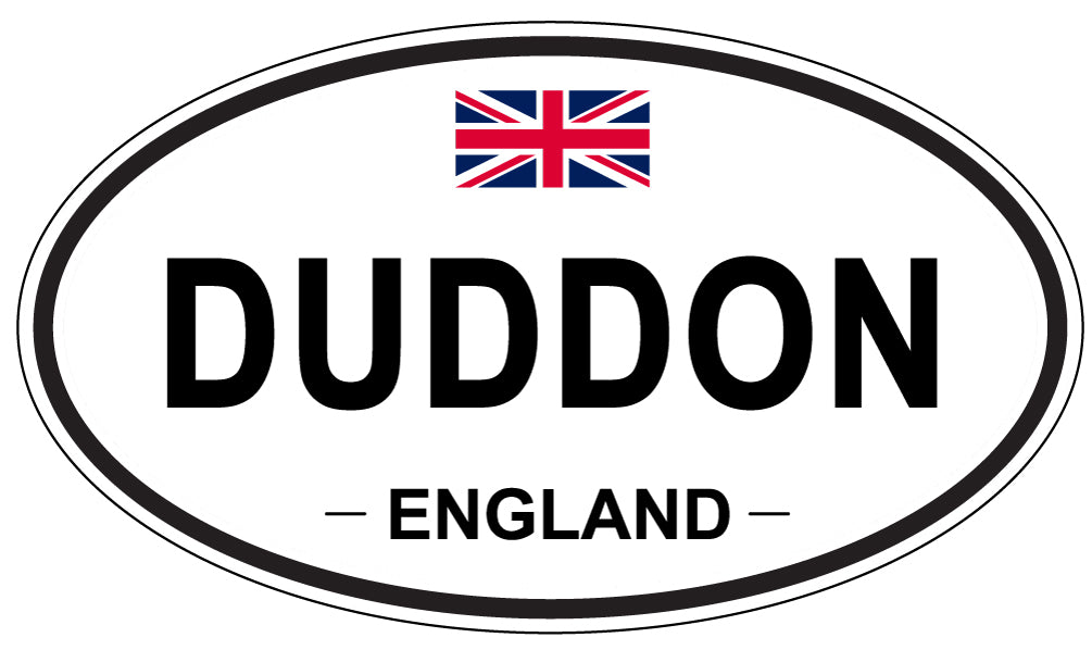 DUDDON, England - Oval Magnet
