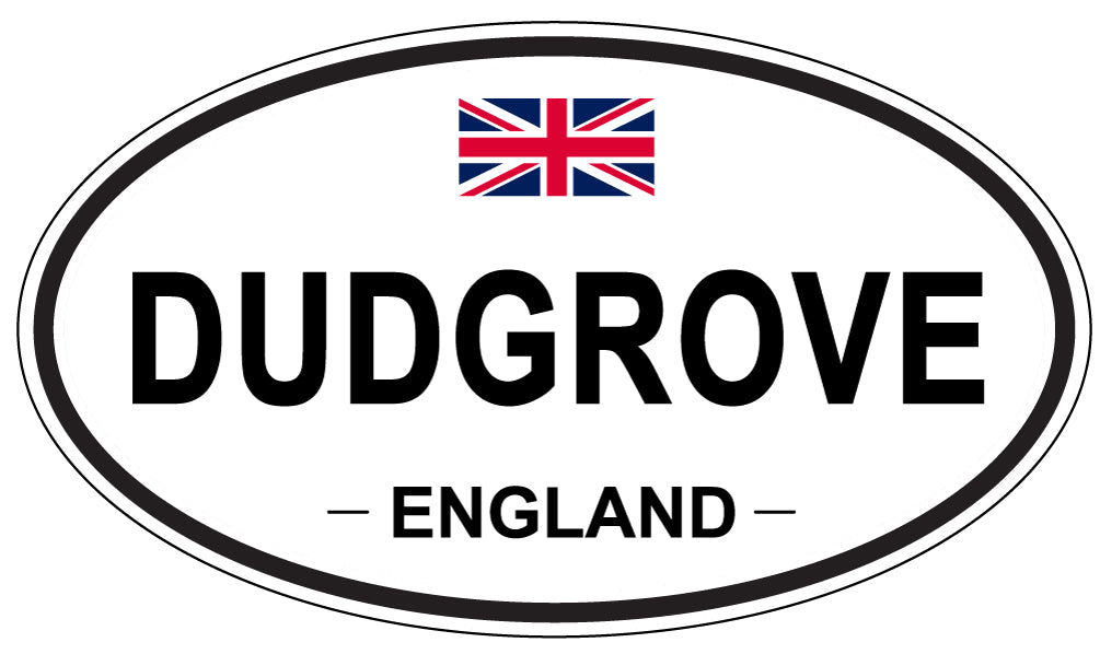 DUDGROVE, England - Oval Magnet