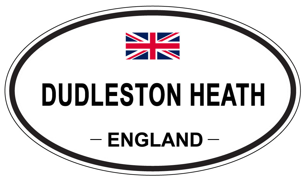 DUDLESTON HEATH, England - Oval Magnet