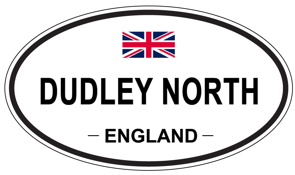 DUDLEY NORTH, England - Oval Magnet