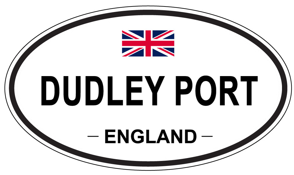DUDLEY PORT, ENGLAND - Oval Sticker