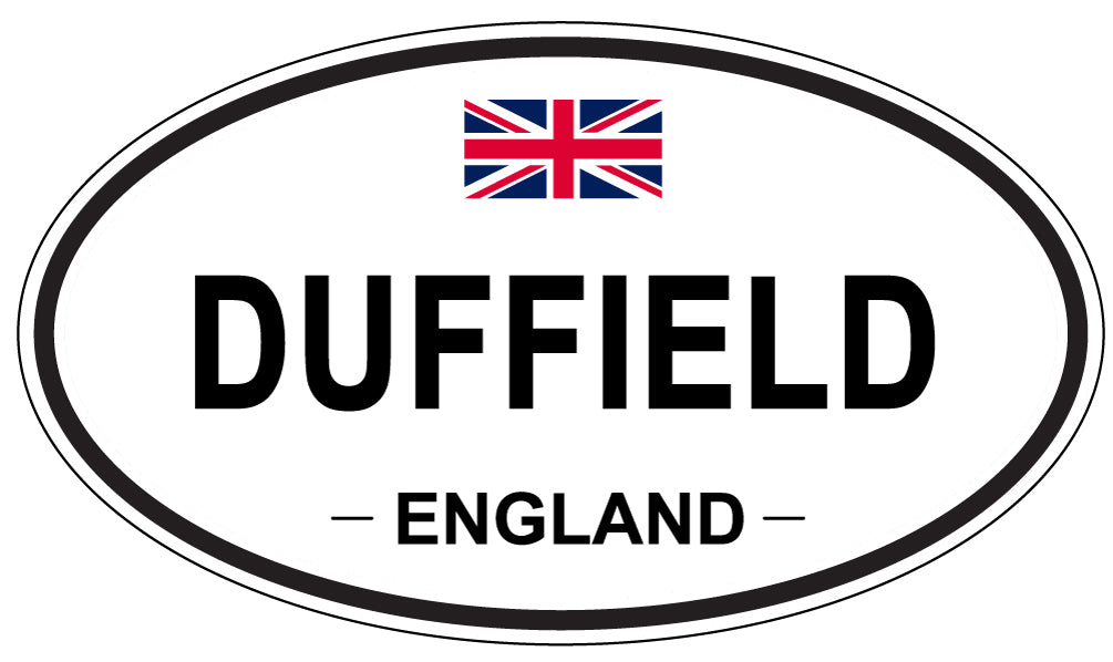 DUFFIELD, England - Oval Magnet