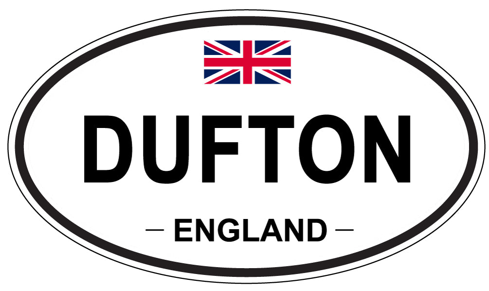 DUFTON, England - Oval Magnet