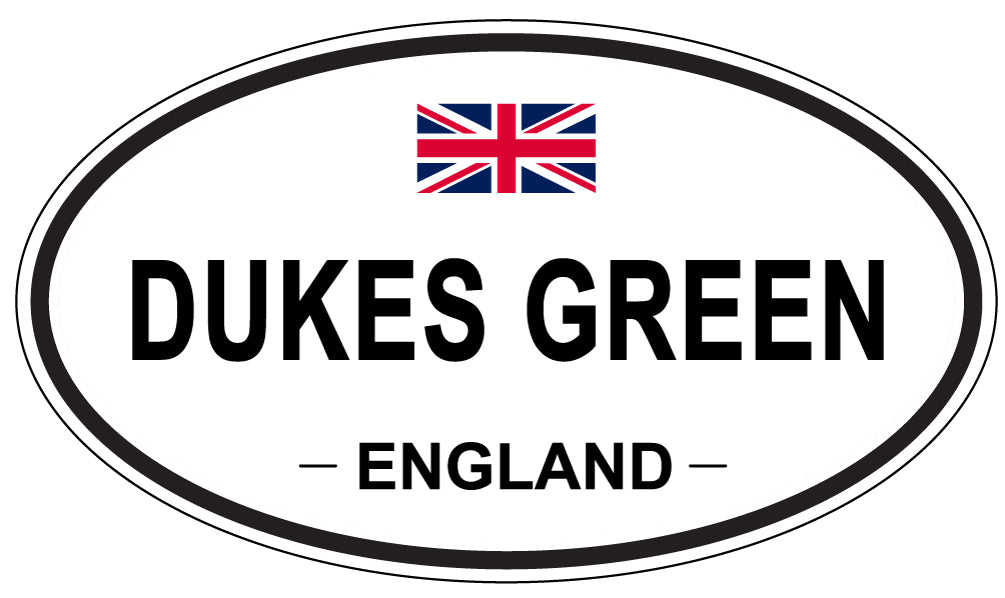 DUKES GREEN, England - Oval Magnet