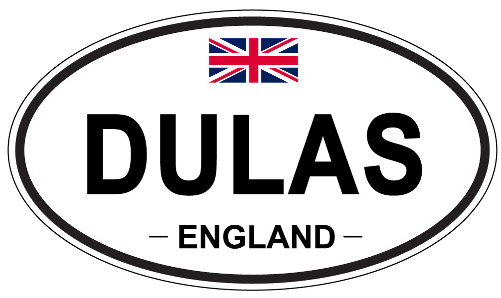 DULAS, England - Oval Magnet