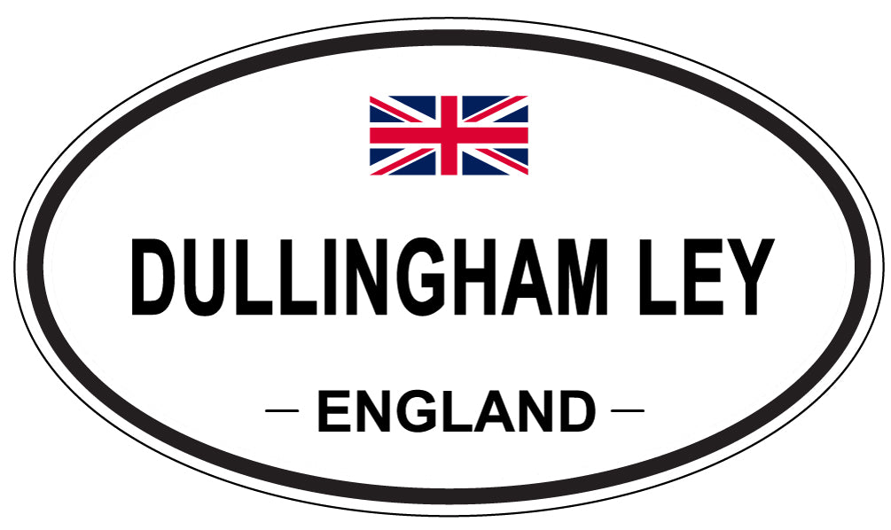 DULLINGHAM LEY, England - Oval Magnet