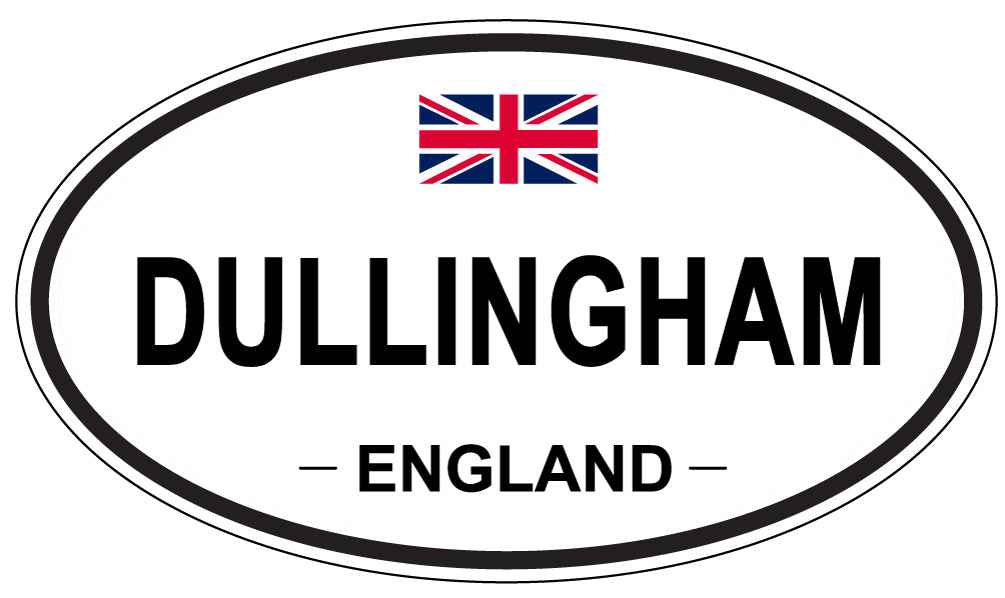 DULLINGHAM, England - Oval Magnet