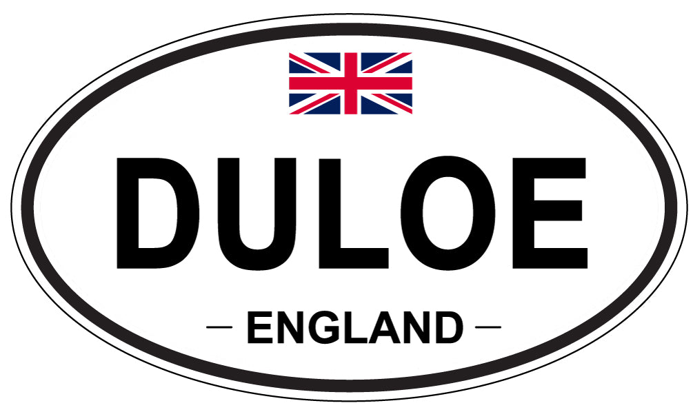 DULOE, England - Oval Magnet