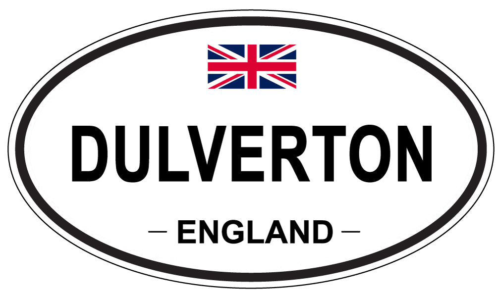 DULVERTON, England - Oval Magnet