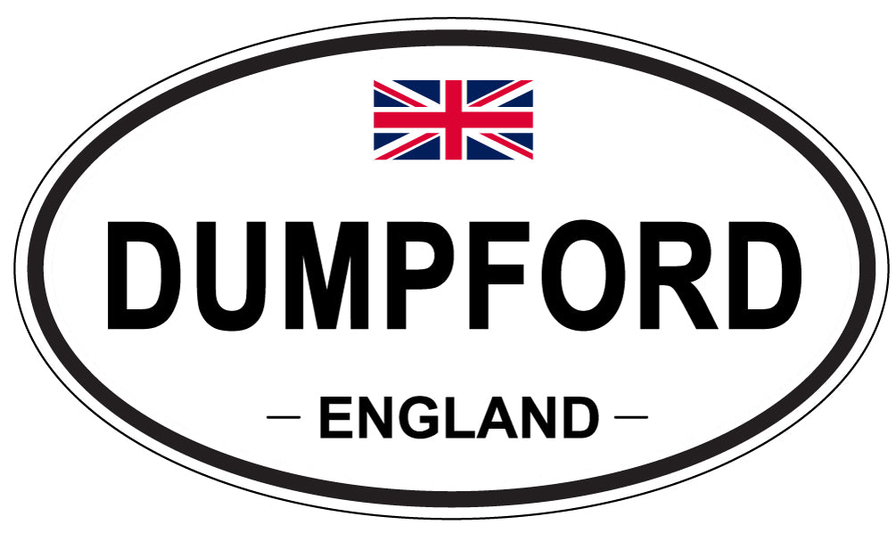 DUMPFORD, ENGLAND - Oval Sticker