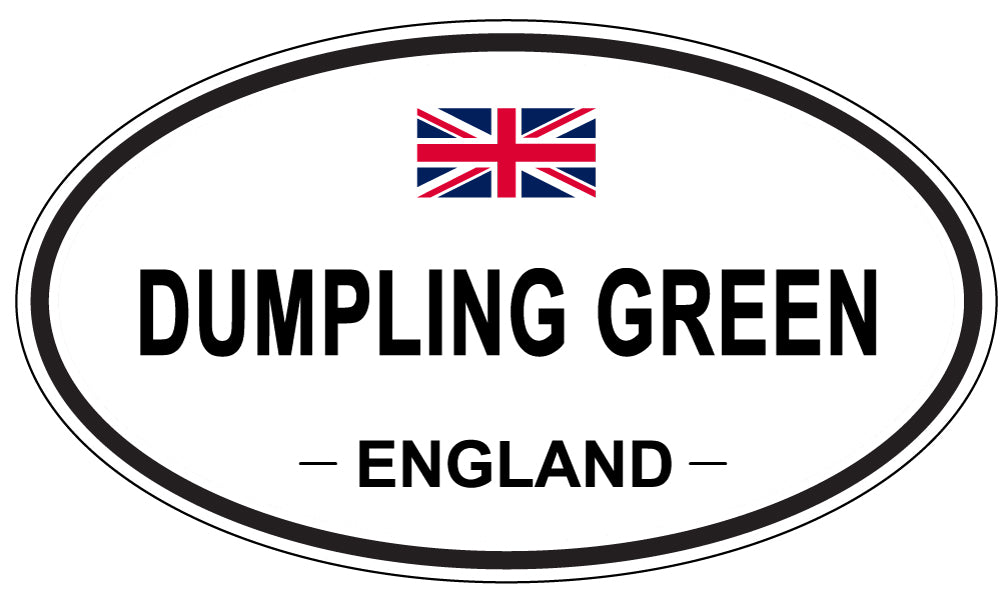DUMPLING GREEN, England - Oval Magnet
