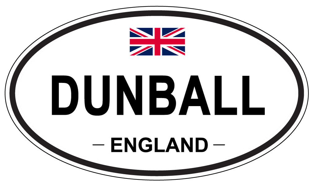 DUNBALL, England - Oval Magnet
