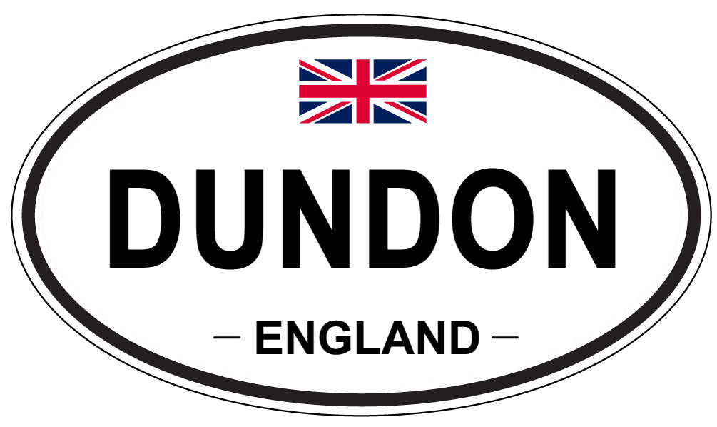 DUNDON, England - Oval Magnet