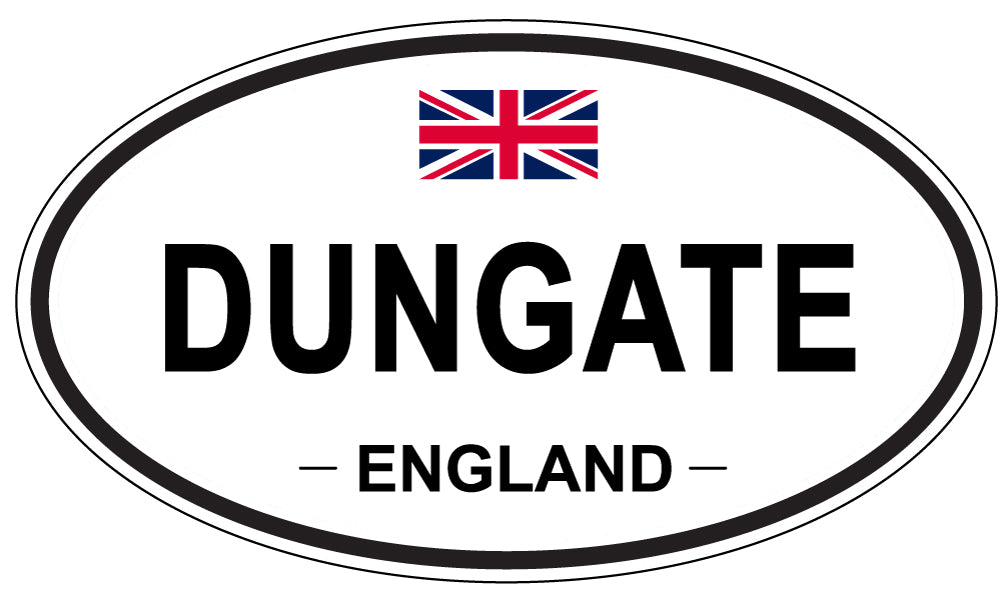 DUNGATE, England - Oval Magnet
