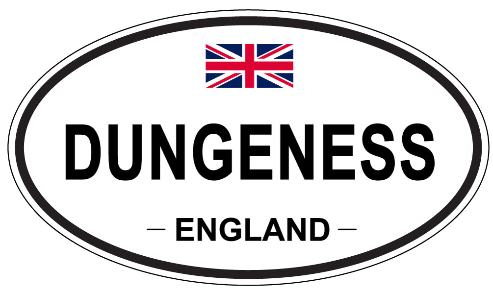 DUNGENESS, ENGLAND - Oval Sticker