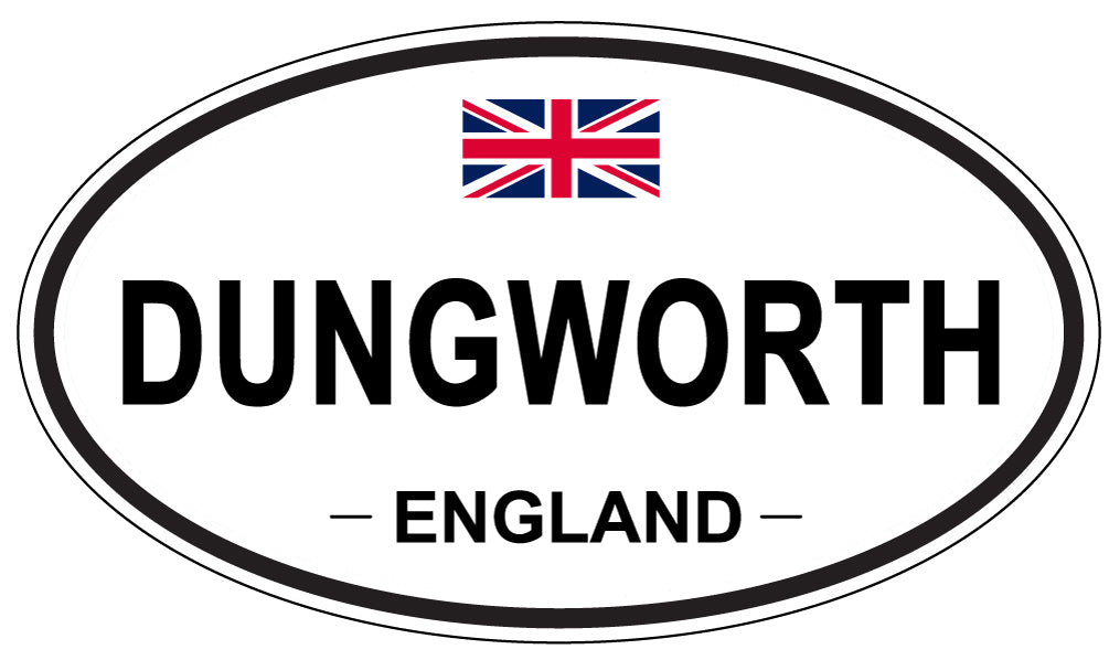 DUNGWORTH, England - Oval Magnet