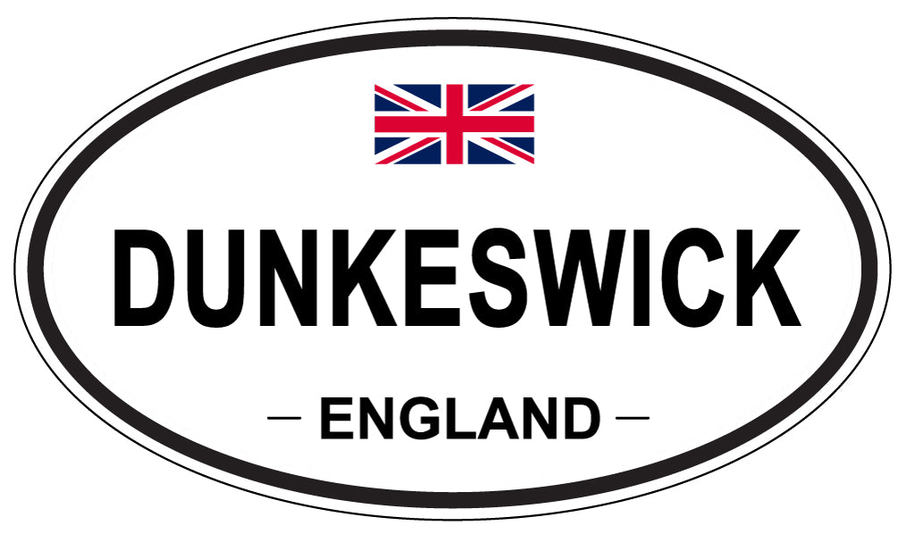 DUNKESWICK, England - Oval Magnet
