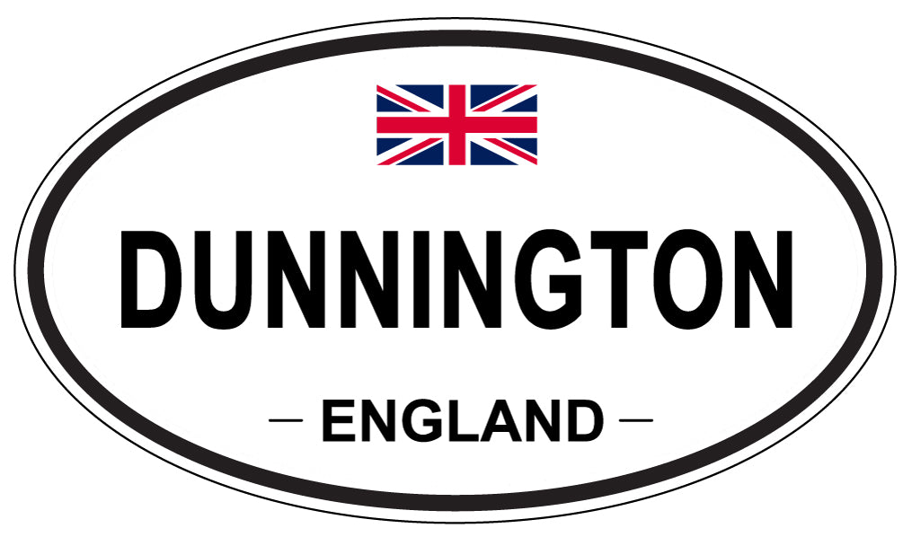 DUNNINGTON, England - Oval Magnet