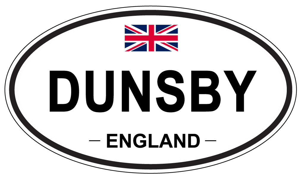 DUNSBY, England - Oval Magnet