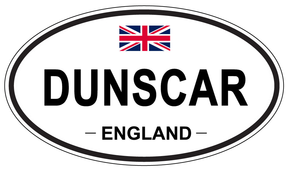 DUNSCAR, England - Oval Magnet