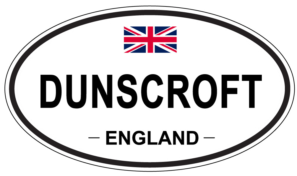 DUNSCROFT, England - Oval Magnet