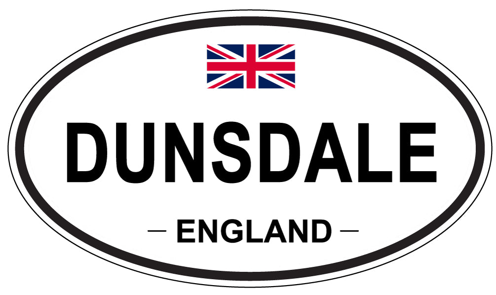 DUNSDALE, England - Oval Magnet