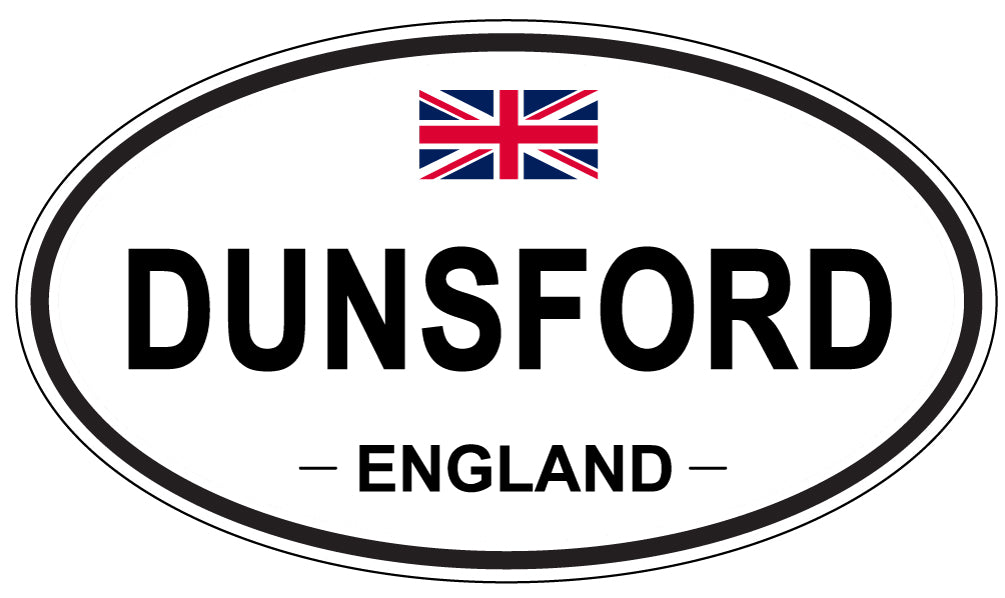 DUNSFORD, England - Oval Magnet