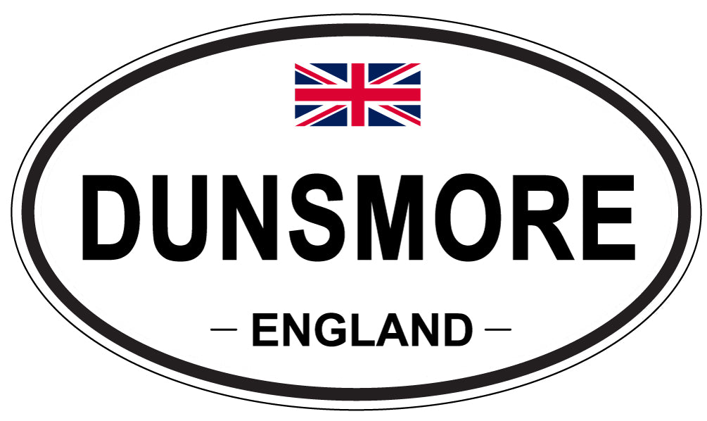 DUNSMORE, England - Oval Magnet