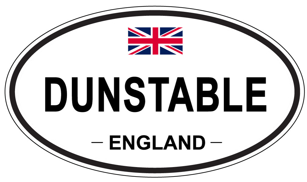 DUNSTABLE, England - Oval Magnet
