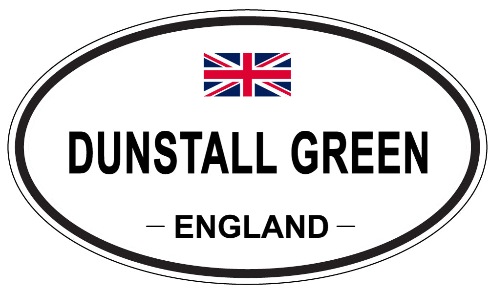 DUNSTALL GREEN, England - Oval Magnet