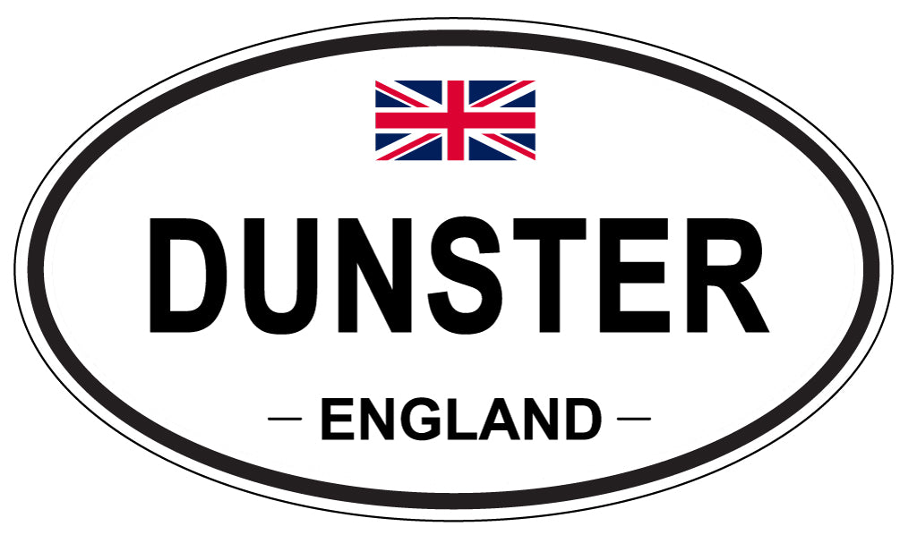 DUNSTER, England - Oval Magnet