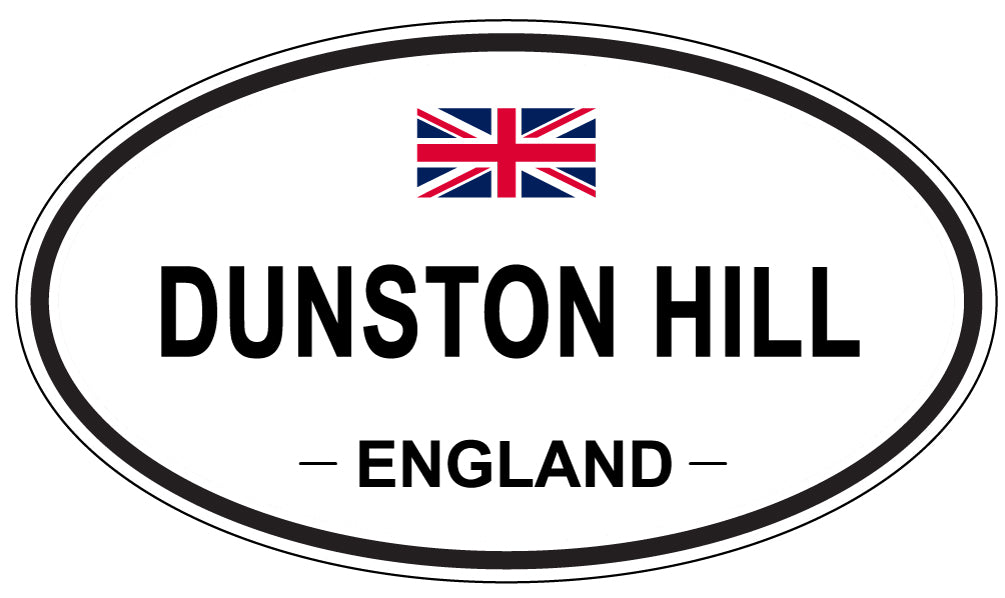 DUNSTON HILL, ENGLAND - Oval Sticker