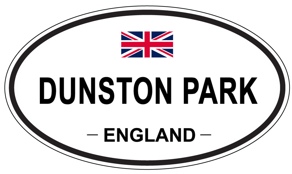 DUNSTON PARK, England - Oval Magnet
