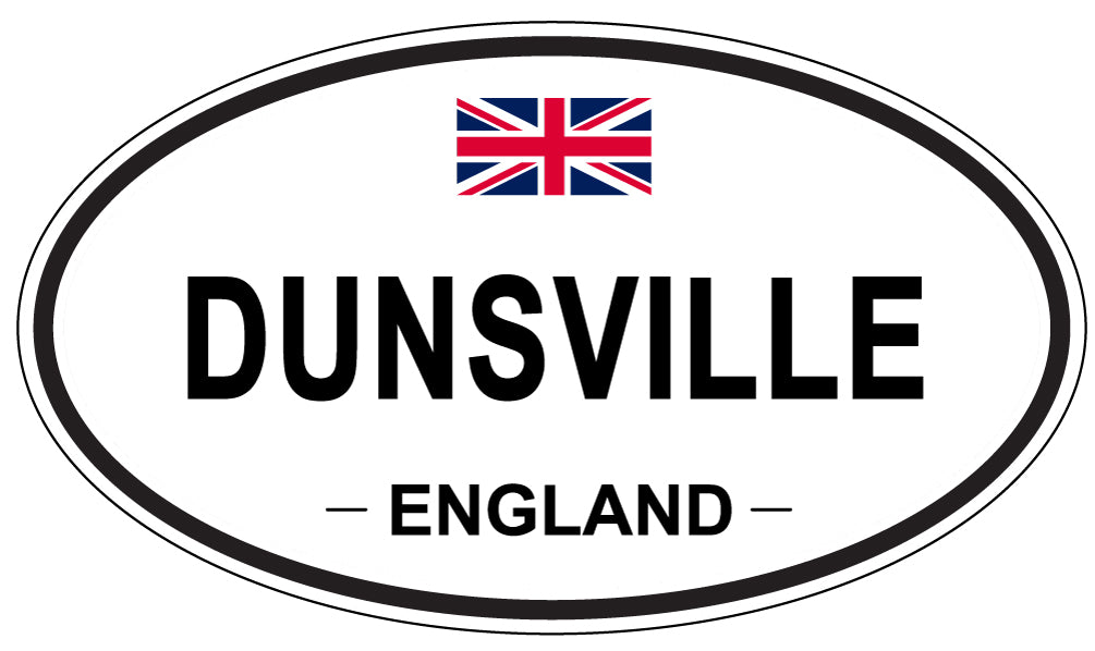 DUNSVILLE, England - Oval Magnet