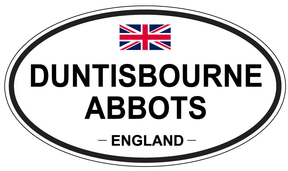 DUNTISBOURNE ABBOTS, England - Oval Magnet