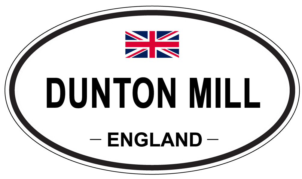 DUNTON MILL, England - Oval Magnet