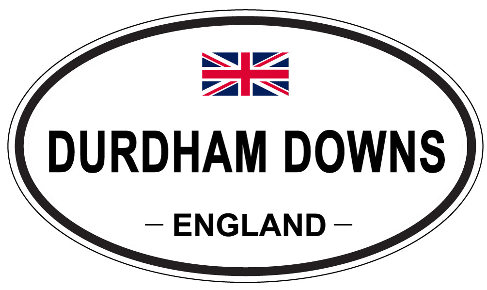 DURDHAM DOWNS, ENGLAND - Oval Sticker