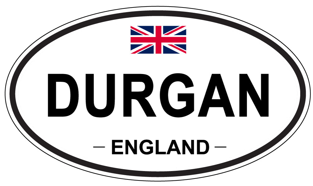 DURGAN, England - Oval Magnet