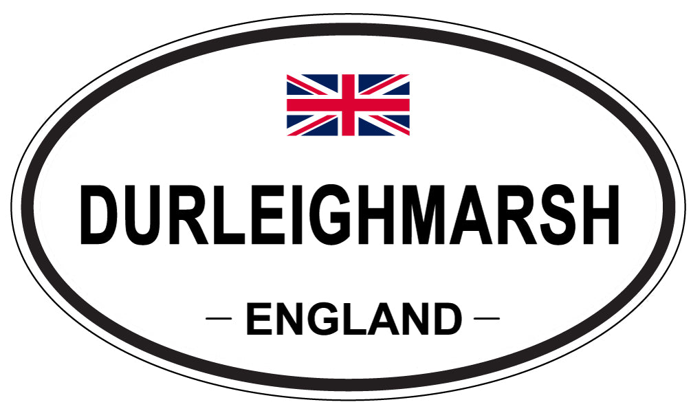 DURLEIGHMARSH, ENGLAND - Oval Sticker
