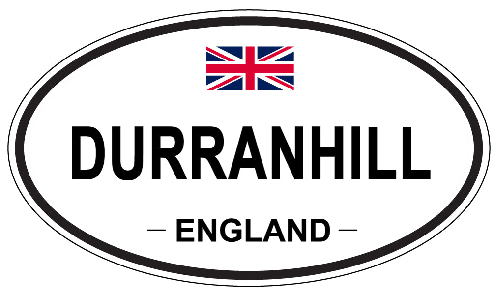 DURRANHILL, England - Oval Magnet