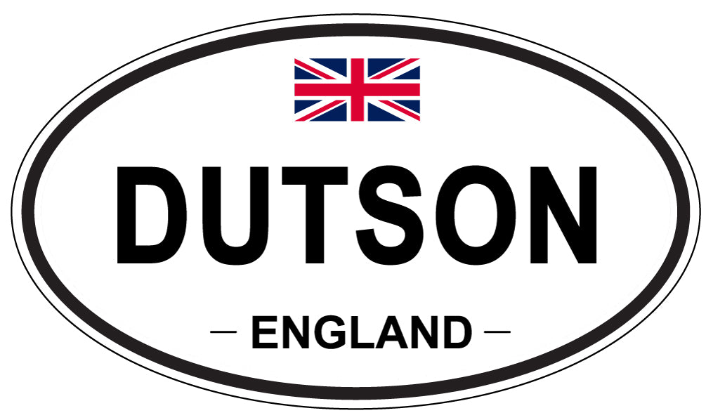 DUTSON, England - Oval Magnet