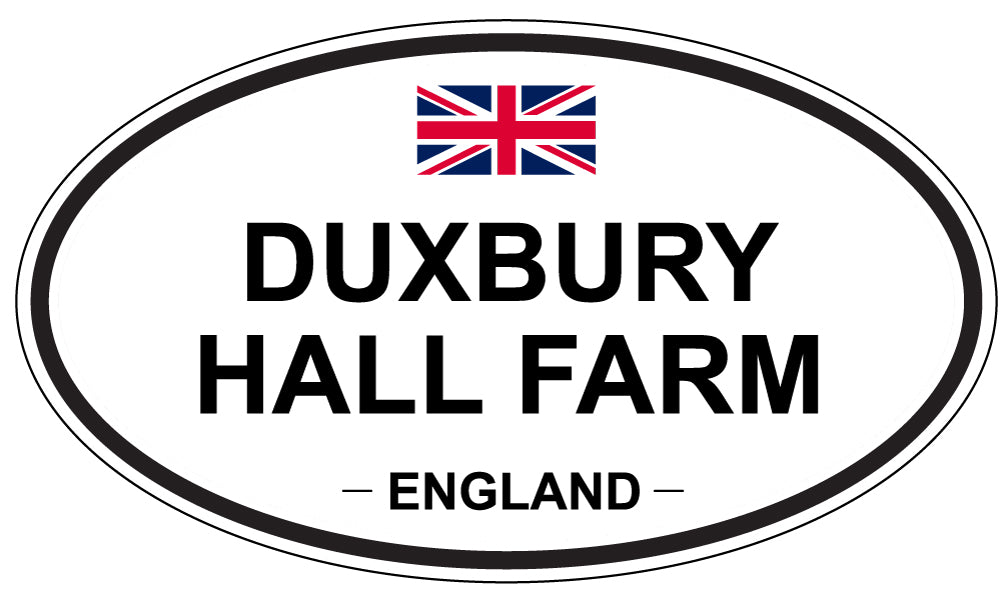 DUXBURY HALL FARM, England - Oval Magnet