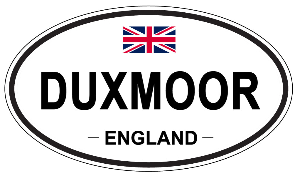DUXMOOR, England - Oval Magnet