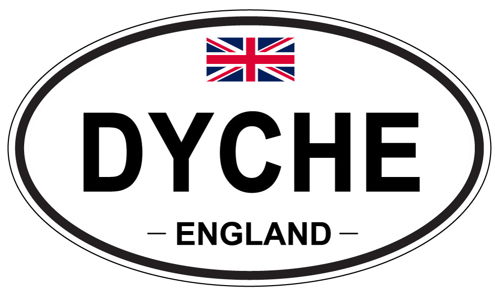 DYCHE, England - Oval Magnet