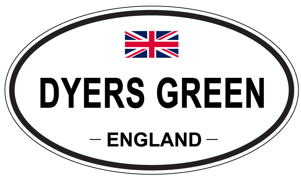 DYERS GREEN, England - Oval Magnet