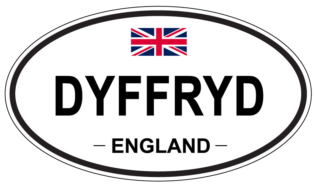 DYFFRYD, England - Oval Magnet