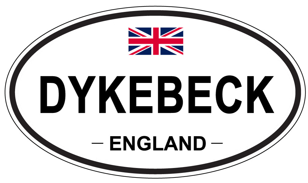 DYKEBECK, England - Oval Magnet