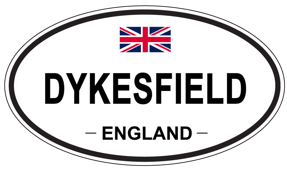 DYKESFIELD, England - Oval Magnet